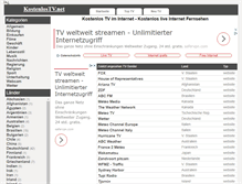 Tablet Screenshot of kostenlostv.net